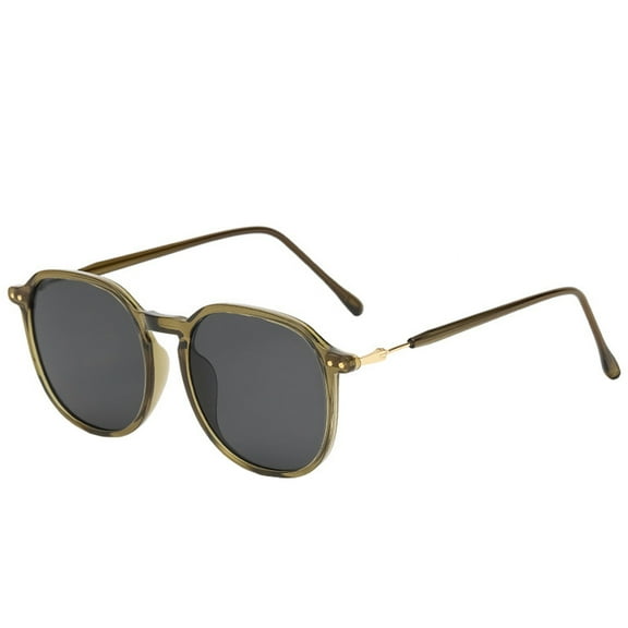 Personality trend retro big frame street shooting rice nail sunglasses, made of PC and metal - style:style3;