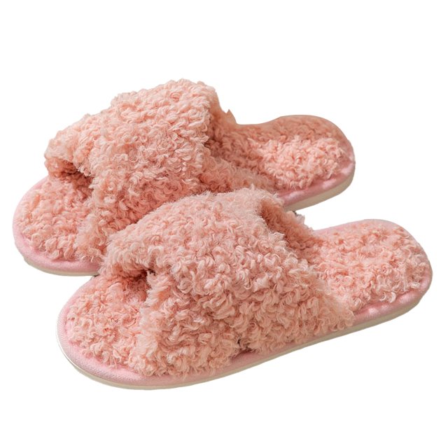 Ficarrico Zapatillas de casa de algodón lavables para mujer, para dormir en casa, zapatos de dormitorio interior