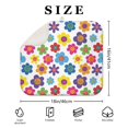 thumbnail image 4 of Pioneer Flower Floral Print Pattern Kitchen Dish Drying Mat 1 Pack, Ultra Absorbent Microfiber Drainer Mat, 16"x18", 4 of 6