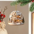 thumbnail image 4 of YIKA 5 PCS Christmas Snow House 2D Acrylic Pendant - Coffee Cup Themed Ornament For Car Interior Backpack Window Door & Christmas Tree Decor, Holiday Home Hanging Decoration C, 4 of 5