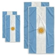 thumbnail image 1 of GOGREEN Paquete de 4 Toallas de Playa Argentina Grandes, Toallas Libres de Arena para Viaje, Toallas de Playa de Secado Rápido y Absorbentes para Copa Del Mundo 2026 Alberca Yoga Gimnasio Campamento, 1 of 7