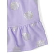 thumbnail image 3 of The Children's Place Girls Sleeveless Foil Seashell Print PJs, 2-Piece, Sizes XS-XXL, 3 of 3