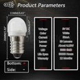 thumbnail image 4 of 4pcs 3v 0.2w E10 Led Bulbs 5050 1smd White 3000k Led Bulb Replacement Upgrade For Headlights Flashlights Torch Lights, 4 of 5