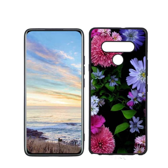 Compatible with LG Stylo 6 Phone Case, Flowers-3 Case Men Women, Flexible Silicone Shockproof Case for LG Stylo 6