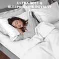 thumbnail image 3 of Twin-XL Bed Sheet Set 3 Piece, Hotel Luxury Super Soft 1800 Series Microfiber Bed Sheets Set, Wrinkle Free Breathable, Up to 16" Deep Pockets Sheets, White, 3 of 8