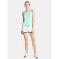 thumbnail image 3 of Avia Women's and Women's Plus Ribbed Shirred Back Tank Top, Size XS-4X, 3 of 5