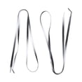 thumbnail image 2 of EeaseCA 1 Pair Universal Elastic Sneakers Laces Black Gradient Pattern Flat Shoelaces, 2 of 7
