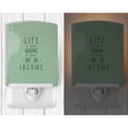 thumbnail image 2 of Caroline's Treasures BB5448CNL Life is Making an Impact Ceramic Night Light, 6x4x3", multicolor, 2 of 2
