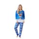 thumbnail image 2 of Pijamas navideños familiares a juego, camiseta de manga larga con estampado de alces y pantalón con estampado de árboles. Ropa de dormir para estar en casa., 2 of 10
