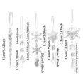 thumbnail image 2 of Elegantes Adornos De Cristal Para Colgar En El Árbol De Navidad, Decoraciones Irrompibles Para Fiestas Navideñas, Hogar, Brillantes., 2 of 6