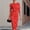 Red, variant on Morttic Women's Elegant 3/4 Sleeve Polka Dot Midi Dress – Vintage Slim Fit Crew Neck Bodycon Formal Party & Cocktail Dress White,S