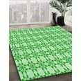 thumbnail image 2 of Ahgly Company Indoor Round Patterned Jade Green Area Rugs, 3' Round, 2 of 6