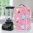 thumbnail image 5 of HELLHERO Milk Tea Paw Print Pattern Easy to Clean Dust Cover for Kitchen Use Handle, 5 of 6