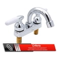 thumbnail image 3 of Mezcladora de 4” para Lavabo con Manerales Tipo Cono, Primo Esencial, IUSA, 3 of 5