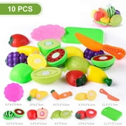1 Set Children Kids Girl Role Play Toy Simulation Fruit Vegetables Gift Fun Game New