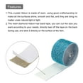 thumbnail image 4 of Unique Bargains 2 Roll 1 Yard 13.5/27mm Self Adhesive Crystal Rhinestone Ribbon for Crafts Project, Lake Blue, 4 of 5
