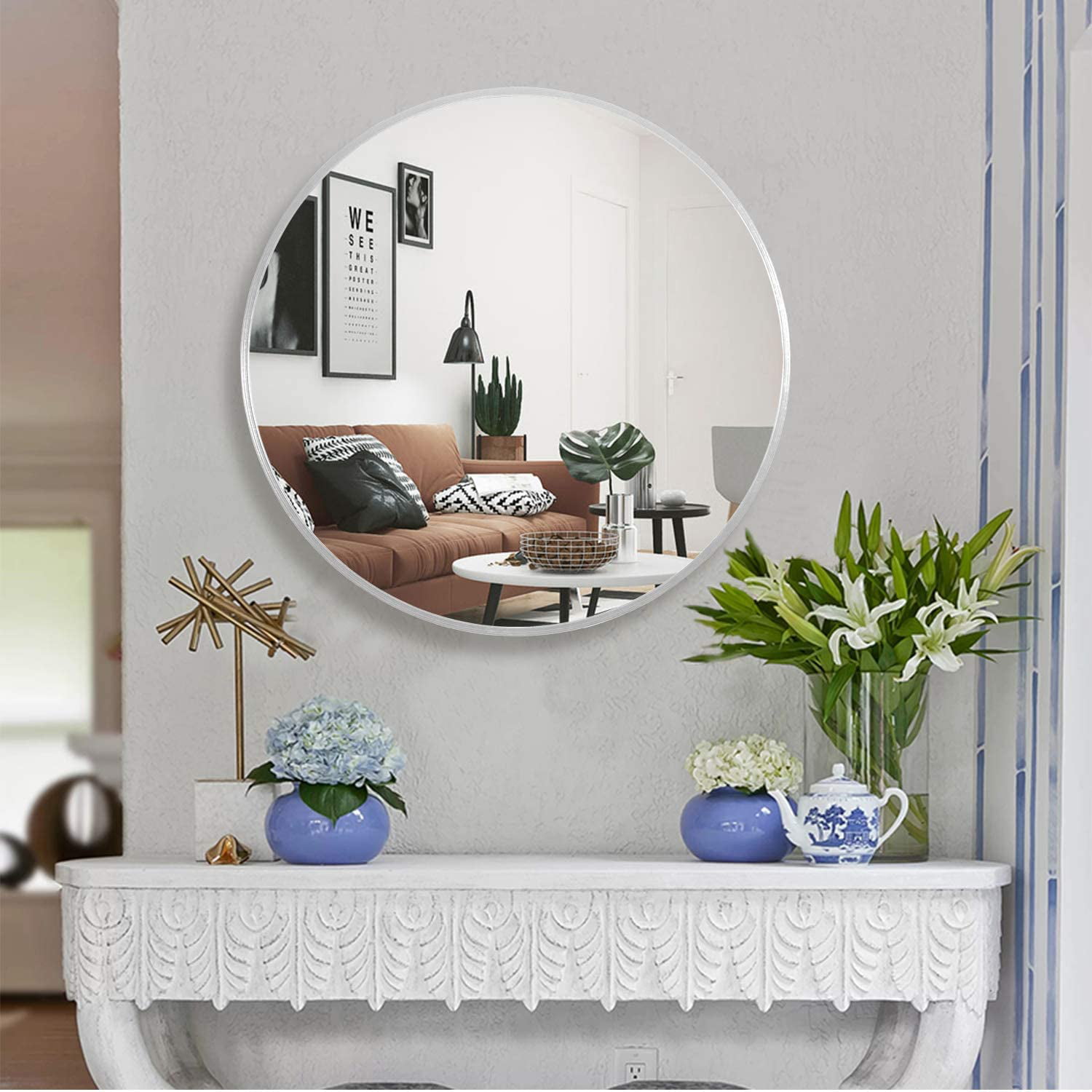 Mirrors Furniture Decorative Minimalistic & Modern Wall Mount Accent