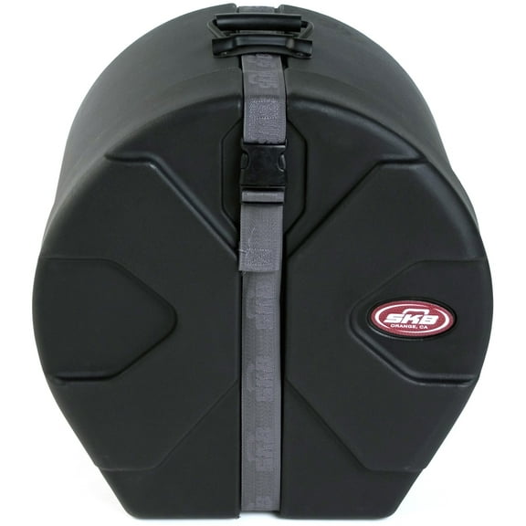 SKB 12" x 12" Tom Case with Padded Interior and D-Shaped Drum Design, Black