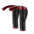 thumbnail image 1 of Mountain Bicycle Bike Cycling Lock-on Handlebar Hand Bar End Grips Set-red, 1 of 2