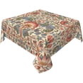 thumbnail image 3 of William Morris Square Tablecloth,Vintage Botanical Flowers Print Table Cover for Home Picnic Party Dining Room Kitchen Decor,Bohemian Tablecloth,55x55inch, 3 of 6