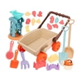 thumbnail image 2 of Juguetes de arena de playa,Juguetes de arena de playa para niños y niñas de 3 a 5 años,Juego de juguetes de playa para exteriores,cubo,carrito,pala y rastrillo,Carro de juguete de playa con, 2 of 8