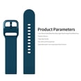 thumbnail image 3 of TFixol Replaceable Silicone Watch Strap 22mm Buckle Watch Strap Watch Band Compatible with Samsung Galaxy Watch Active2 Red, 3 of 8