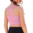 thumbnail image 4 of KyCheLot Girls Crew Neck Tank Tops Backless Solid Color Sleeveless Short Clothes Fitted Racerback Tank Tops, 4 of 7