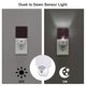 thumbnail image 3 of Fotbe Animal Paw 1 Luz Nocturna LED, Luz de Noche con Sensor de Luz Natural de Anochecer a Amanecer, Se Enchufa a la Pared, Blanco Cálido 0.5W-UK, 3 of 7