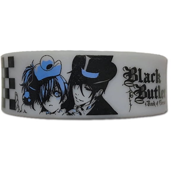 Wristband - Black Butler - Sebastian Ciel Checker (Book of Circus) New ge54333