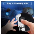thumbnail image 7 of Electric Nail Clippers - 3 in 1 Baby Nail Clippers with LED & Catcher, 2-Speed Rechargeable Trimmer & Polisher, Safe Fingernail Care for Kids, Women, Seniors, Caregivers, 7 of 7
