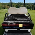 thumbnail image 2 of HUIACONG American Fire Flag Golf Cart Seat Covers Breathable Portable Golf Cart Seat Covers Club Car Anti-Slip Easy to Install Fit Most Cars EZGO Yamaha Club Car, 2 of 7