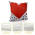thumbnail image 4 of ONETECH  Valentines Day Pillow Covers Red Love Heart Throw Pillows Covers for Home Decor Cushion Cases for Sofa Couch Valentine Decorations, 4 of 5