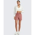 thumbnail image 4 of G4Free Women's 5'' Athletic Shorts High Waisted Running Yoga Shorts Summer Casual Shorts with Pockets, 4 of 7