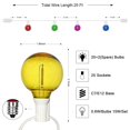 thumbnail image 2 of Luces en Cadena GOOTHY 7.6 m G40 Multicolor Impermeables 120V, 2 of 9