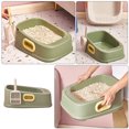 thumbnail image 2 of Weiweiguan 1 Ensemble Toilette pour Chat Semi-Fermée Bac à Sable pour Animaux, 2 of 6