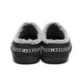 thumbnail image 4 of IUJSOY Mens Indoor Outdoor Slippers Memory Foam Clog House Shoes Wide Widths Plush Winter Slippers, 4 of 6