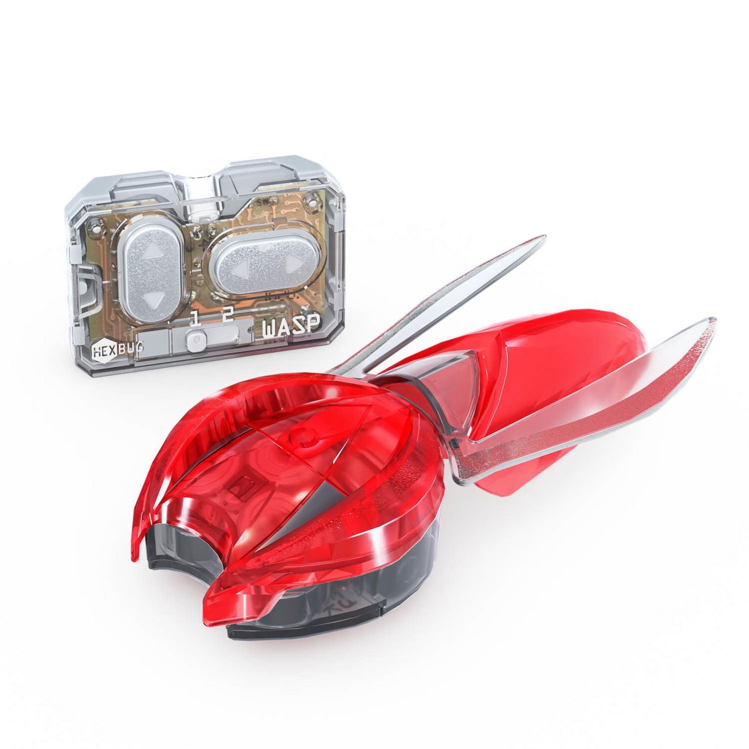HEXBUG Wasp, Insecte commandé à distance, Jouet insecte factice, Spécimen robot motorisé, cadeau pour garçons et filles à partir de 3 ans