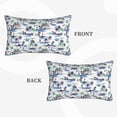 thumbnail image 4 of Kdxio Cotton Pillow Cases 14"x20" Pillowcases,Soft and Breathable Bedroom Pillow Cases-Hawaii Palms, 4 of 8