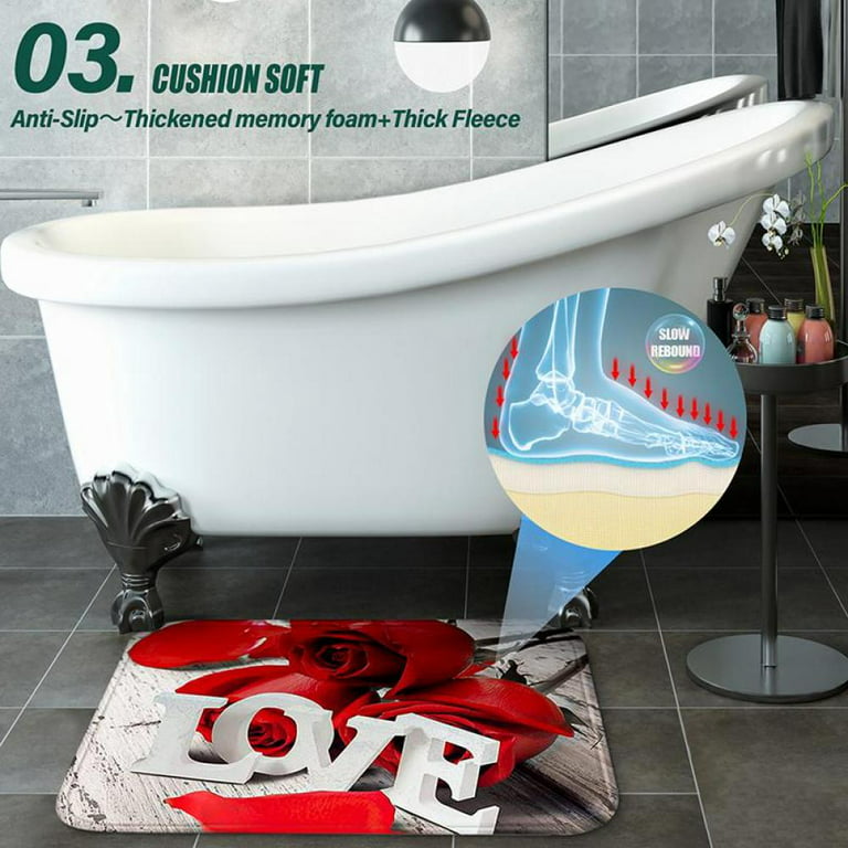 4PCs Anti Slip Bathtub Mat Bathroom Mat Rug Plastic Bath Shower Floor  Carpet DIY