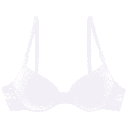 Fulorrnie Bras for Women Plus Size Wirefree Comfort Lift Back Fat Smoothing Full Figure Balconette Supportive Bra White 34