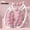 pink-20, variant on 1pcs Trigger Point Massage Foam Roller Stick for Arms, Tennis Elbow Muscle Roller,Hard Spiky Massage Ball and 20 Wheel Cellulite