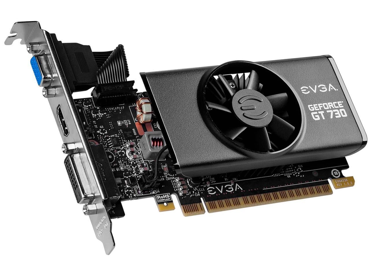 04GP33739KR EVGA GeForce GT 730 4GB GDDR5 128-Bit PCI-Express Single S