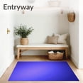 thumbnail image 3 of ODIKA 3'x5' Machine Washable Non-Slip Area Rug, Haze Mystical Dusk Ethereal Whisper Tranquil Serenity High Traffic Rug with Pad, Blue, 555220, 3 of 8