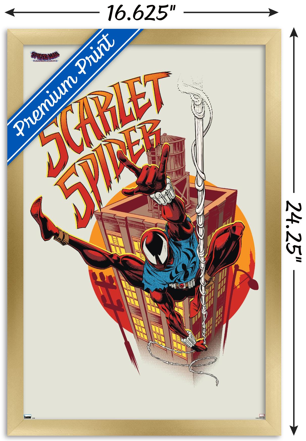 Marvel Spider-Man: Across The Spider-Verse - Scarlet Spider Wall Poster, 14.725" x 22.375" Framed
