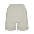thumbnail image 5 of Sngxgn Womenâs Flowy Running Shorts Casual Summer Shorts(White,M), 5 of 5