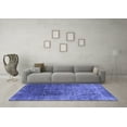 thumbnail image 3 of Ahgly Company Indoor Rectangle Oriental Blue Industrial Area Rugs, 2' x 5', 3 of 4