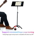 thumbnail image 3 of Music Wireless Page Turner Pedal Portable Mini Music Page Turner for Tablets Smartphones Multimedia Remote Control Devices Silent Foot Pedal Control Rechargeable BT Foot Page, 3 of 7