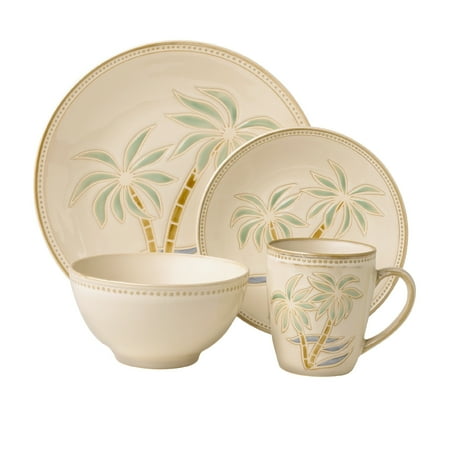 Pfaltzgraff Everyday Palm 16 Piece Dinnerware Set