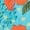 Blue & Orange, variant on Wide Leg Pants Woman Summer Smocked Waist Floral Pant Wear Spring Beach Vacation Clothes for Women Black & Blue L