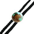 thumbnail image 2 of Beaver Chomping Wood Western Southwest Cowboy Necktie Bow Bolo Tie, 2 of 3